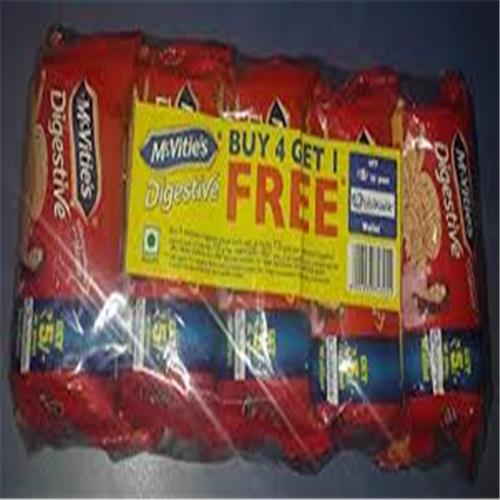 MCVITIES DIGESTIVE 100gm(4+1)